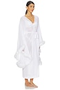 view 3 of 4 Afrodita Lounge Robe in White