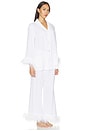 view 4 of 5 Party Pajama Set With Detachable Feathers in White