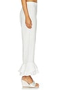 view 3 of 6 Cha-cha Linen Lounge Pants With Headscarf in White
