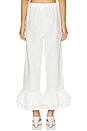 view 4 of 6 Cha-cha Linen Lounge Pants With Headscarf in White
