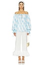 view 5 of 6 Cha-cha Linen Lounge Pants With Headscarf in White