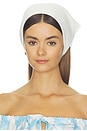 view 6 of 6 Cha-cha Linen Lounge Pants With Headscarf in White