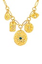 view 2 of 2 COLLIER MYTH AND MAGIC MULTI CHARM in Gold