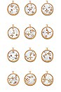 view 3 of 3 COLLIER ILLUMINATION STAR MAP in Gold