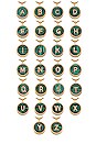 view 3 of 3 COLLIER AVA INITIAL in Gold