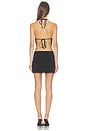 view 4 of 4 Lyra Cowl Neck Mini Dress in Black