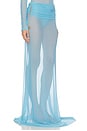 view 2 of 6 Nerea Draped Maxi Skirt in Aqua
