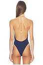 view 5 of 6 Salacia Bodysuit With Sun & Logo in Midnight
