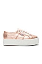 view 1 of 6 2790 Metallic Platform Sneaker in Rose Gold