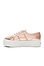 view 5 of 6 2790 Metallic Platform Sneaker in Rose Gold