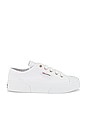 view 1 of 6 2630 COTU Canvas Sneaker in White Gold