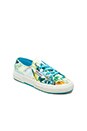 view 2 of 5 ZAPATILLAS SIN CORDONES in Tropical Azul Green