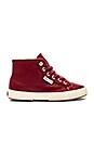 view 1 of 6 Nappa Hi Top Sneaker in Red