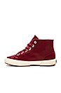 view 5 of 6 Nappa Hi Top Sneaker in Red