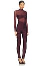 view 2 of 3 Brietta Catsuit in Merlot