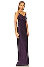 view 2 of 3 Massimo Gown in Eggplant