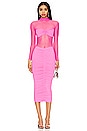 view 1 of 3 Levina Dress in Malibu Pink