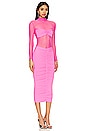 view 2 of 3 Levina Dress in Malibu Pink