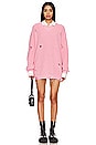 view 1 of 4 Chloe Sweater Dress in Baby Pink