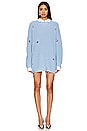 view 1 of 4 Chloe Sweater Dress in Powder Blue