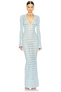 view 1 of 3 Lilith Crochet Maxi Dress in Sky Blue