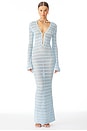 view 1 of 3 Lilith Crochet Maxi Dress in Sky Blue