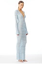 view 2 of 3 Lilith Crochet Maxi Dress in Sky Blue