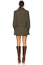 view 3 of 3 Sanders Twill Bomber Jacket Dress in Hunter Green