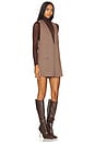 view 2 of 4 Maxine Mini Tent Dress in Camel Houndstooth