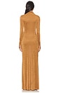 view 3 of 3 ROBE MAXI KIM in Camel