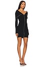 view 2 of 3 Vesper Off Shoulder Knit Mini Dress in Black