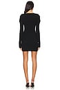 view 3 of 3 Vesper Off Shoulder Knit Mini Dress in Black