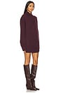 view 2 of 3 Dessa Chunky Knit Sweater Dress in Merlot