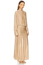 view 2 of 3 Swan Gown in Tan