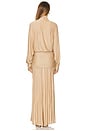 view 3 of 3 Swan Gown in Tan