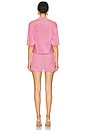 view 3 of 4 Rae Metallic Mini Dress in Bubblegum Pink