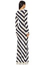 view 3 of 3 Rubi Knit Maxi Dress in Navy & Eggshell