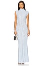 view 1 of 3 Laissa Mesh Maxi Dress in Ice Blue