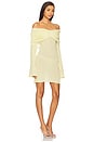 view 2 of 3 Xen Knit Mini Dress in Pastel Yellow