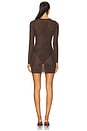 view 3 of 4 Hale Mini Dress in Slate Brown