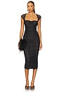 view 1 of 3 Kylie Mesh Midi Dress in Black