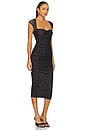 view 2 of 3 Kylie Mesh Midi Dress in Black