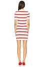 view 3 of 4 Liev Knit Mini Dress in Eggshell, Cherry, & Sand
