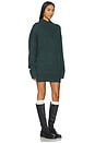 view 2 of 3 Dessa Chunky Sweater Dress in Evergreen