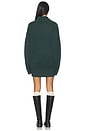 view 3 of 3 Dessa Chunky Sweater Dress in Evergreen