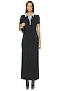 view 1 of 3 Reye Knit Maxi Dress in Black & Coastline