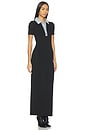 view 2 of 3 Reye Knit Maxi Dress in Black & Coastline