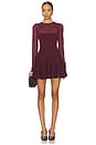 view 1 of 3 Joselyn Knit Dress in Pinot