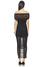 view 3 of 3 Noel Mesh Midi Dress in Black