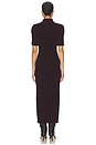 view 3 of 3 VESTIDO MIDI WISTERIA in Merlot
